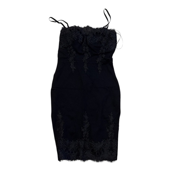 HAUTE MAUDE NWT Elegant Black Lace Dress - Picture 1 of 3